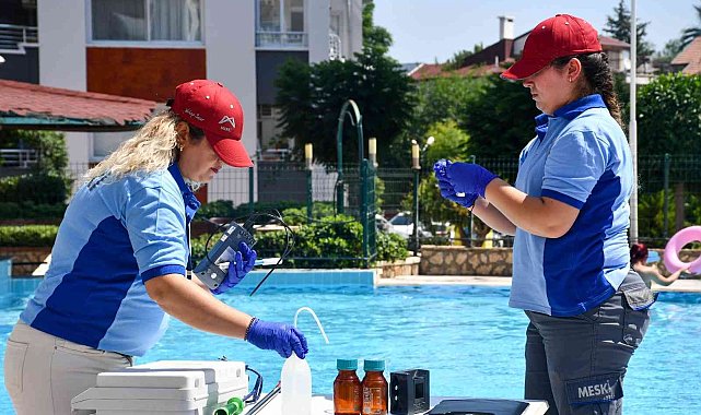 MESKİ, havuz suyu analizlerine devam ediyor