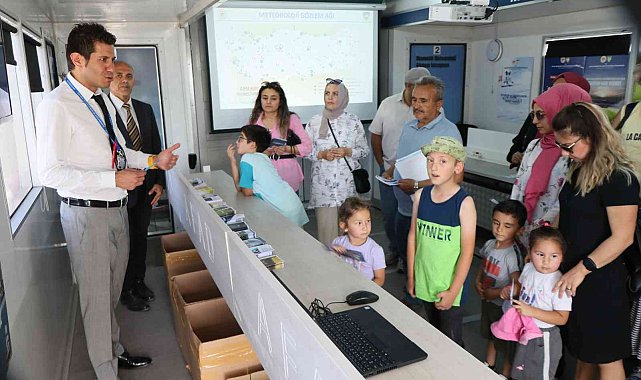 Meteoroloji Tırı Aksaray'da farkındalık eğitimi verdi