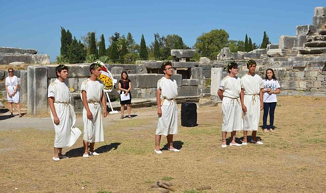 Milet Antik Kenti&#039;nde baştan sona tarih kokan etkinlik