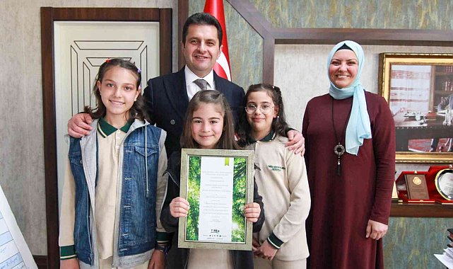 Minik iklim elçilerinden farkındalık eylemi