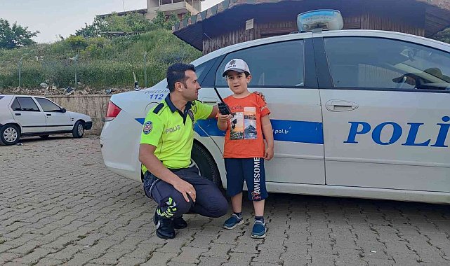 Minik Serdar Utku&#039;nun polislik hayali gerçek oldu
