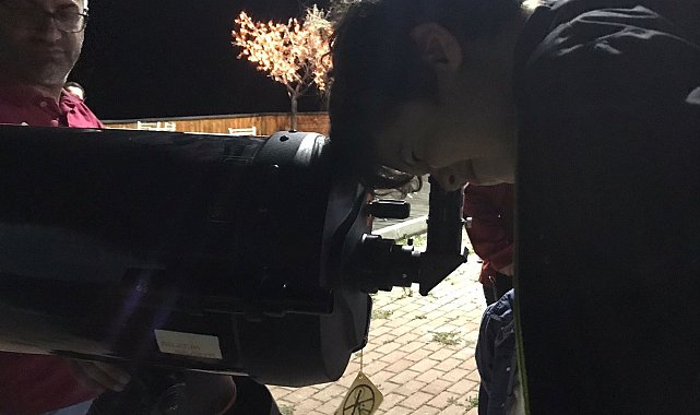 Miniklerin 'Süper Ay' heyecanı