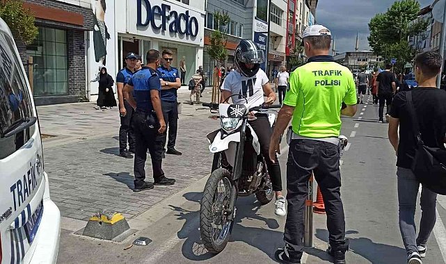 Motosiklet sürücülerine sıkı denetim