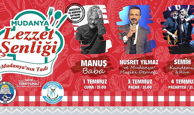 Mudanya Lezzet Şenliği başlıyor