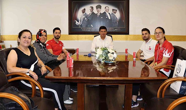 Nazilli&#039;nin şampiyon kızı Başkan Özcan&#039;a teşekkür etti