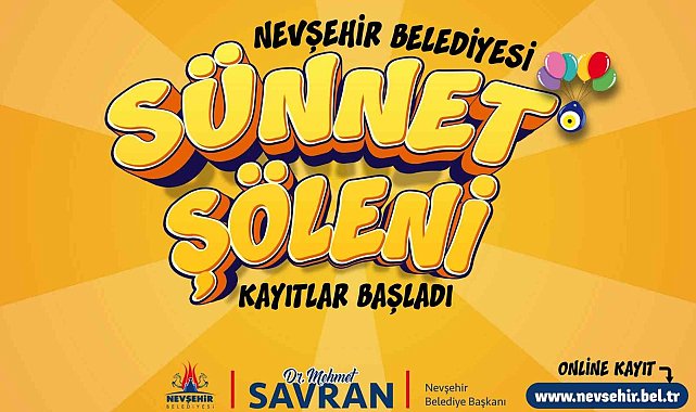 Nevşehir'de sünnet şöleni için kayıtlar başladı