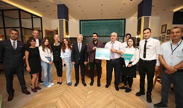 Nilüfer'de hijyende örnek işletmeler tescilleniyor