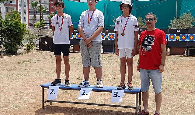Nokta Okçuluk Mersin'den kulüpler şampiyonasında 3'ü birincilik 9 madalya