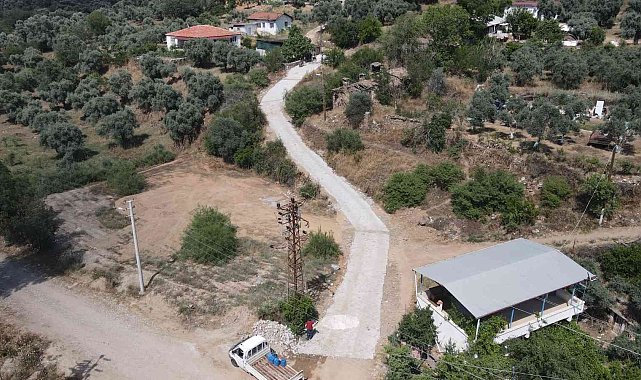 Ocaklı'da yol çalışmaları tamamlanıyor
