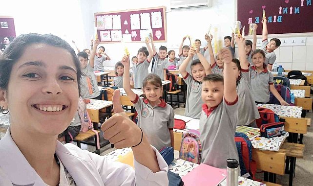 Öğrencilerden 'Dişe Dokunur Bir Proje'