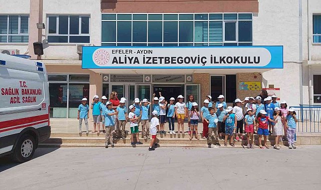 Öğrencilere 112 Acil Çağrı Merkezi anlatıldı