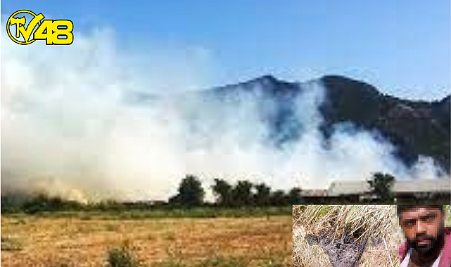 Önce Yangın Çıkarttı, Ardından Selfie Çekip Poz Verdi.