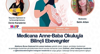 Online gebe okulunun konuğu ilkyardım eğitmeni Deniz Karadeniz