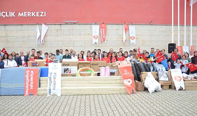 Ordu'da 9 özel eğitim okuluna spor malzemesi desteği