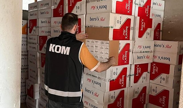 Ordu&#039;da kaçak tütün deposuna baskın