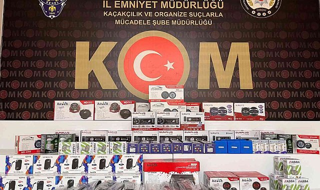 Ordu'da kaçak ürünlere izin yok