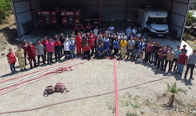 Orman yangını gönüllüleri eğitimlerine aşladı