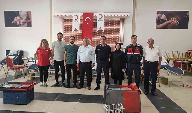 Ormanlı jandarma için kan verdi