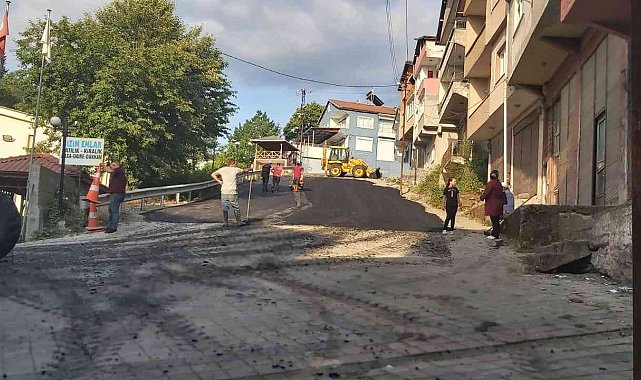 Ormanlı'da asfalt çalışmaları başladı