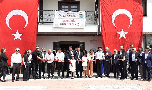 Osmancık'ta el emeği göz nuru eserler görücüye çıktı