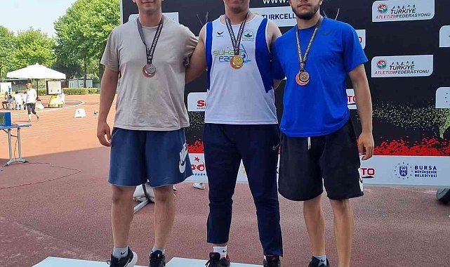 Osmangazili atlet müsabakaya damga vurdu