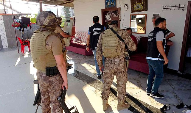 Osmaniye merkezli zehir tacirlerine "şafak" operasyonu