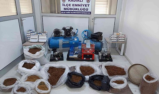 Osmaniye'de kaçak sigara operasyonuna 1 tutuklama