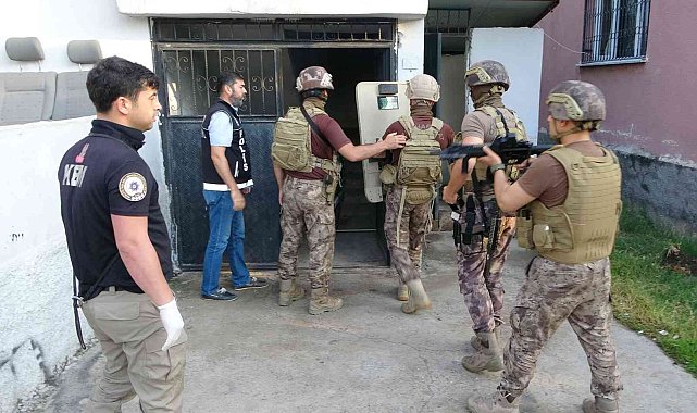 Osmaniye'de torbacı operasyonu: 7 gözaltı