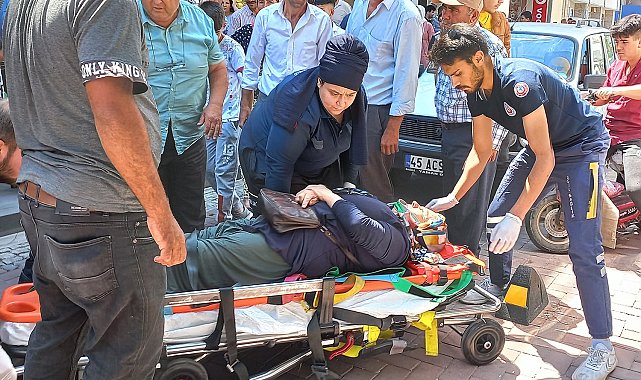 Otomobilin çarptığı yaşlı kadın yaralandı