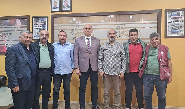 Öztürk'ten Gazeteciler Cemiyetine ziyaret
