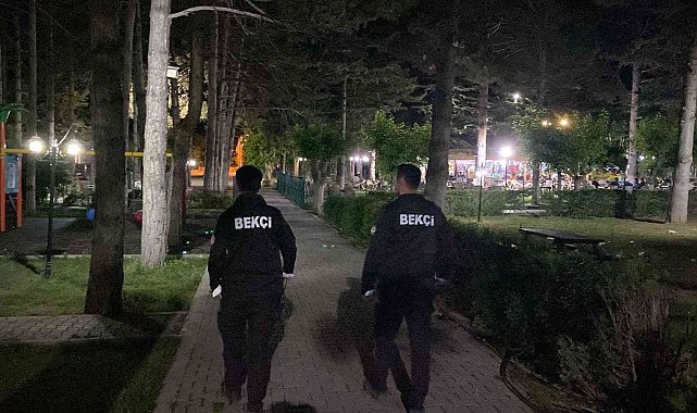 Park ve bahçelerde gece devriyeleri arttırıldı