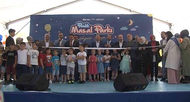 Pendik'te çocuklar, Göbeklitepe'yi Masal Parkı'nda keşfediyor