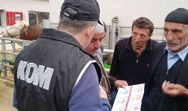 Polis kurban pazarında sahte para konusunda uyardı
