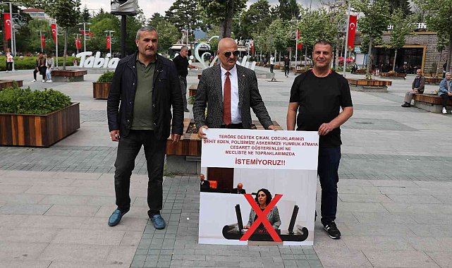 Polise yumruk atan HDP'li vekil Aydemir, Bolu'da protesto edildi