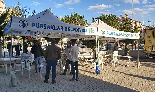 Pursaklar Belediyesi vatandaşların acılı gününde yanında