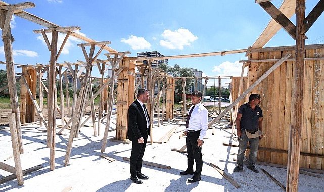 Pursaklar'da Yeni Millet Kıraathanesi yükseliyor