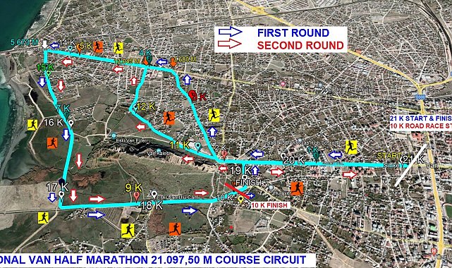 "1. Van Denizi Yarı Maratonu" başlıyor