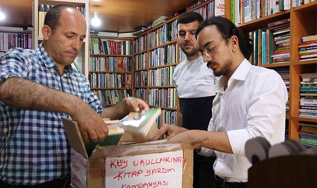 "Çocuklar okusun" diye kitap toplama kampanyası başlattılar
