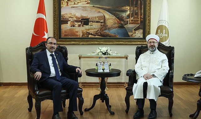 Rektör Beydemir'den Diyanet İşleri Başkanı Erbaş'a davet