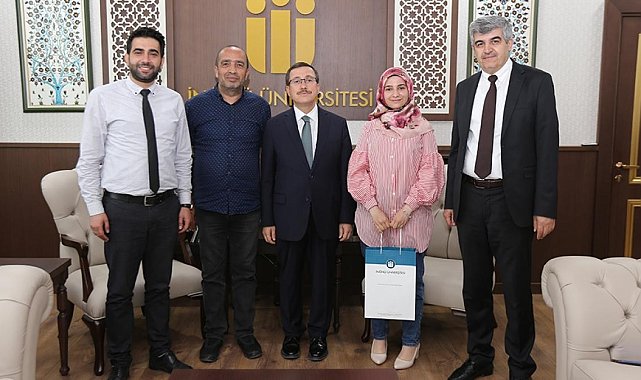 Rektör Kızılay'dan başarılı projeye destek sözü