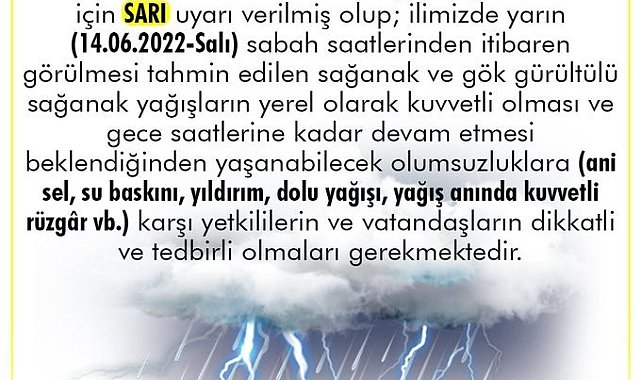 Rize Valiliğinden sel uyarısı yapıldı