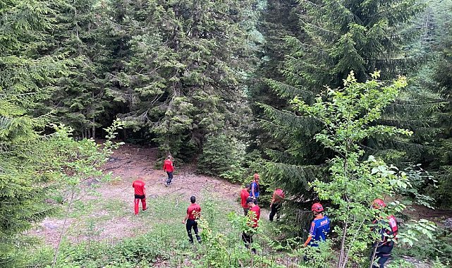 Rize'de dereye düşen Arap turisti arama çalışmaları devam ediyor