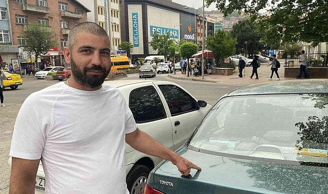 Sabah bıraktıkları aracı görünce büyük şaşkınlık yaşadılar