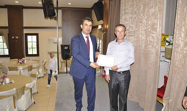 Safranbolu'da TYP görevi bitenlere teşekkür belgesi