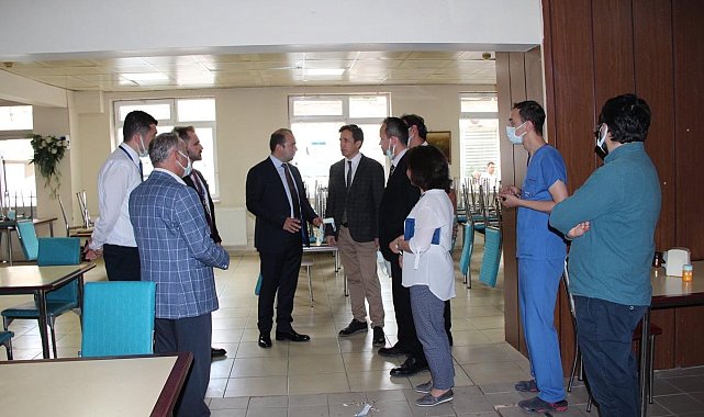 Sağlık Müdürü Şenkul, hastane ek hizmet binasını ziyaret etti