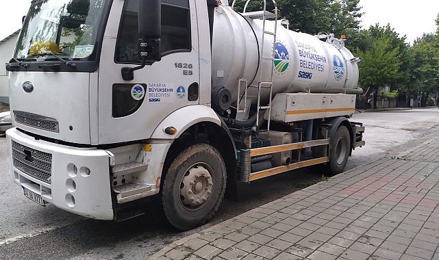 Sakarya&#039;dan, Düzce&#039;ye vidanjör desteği