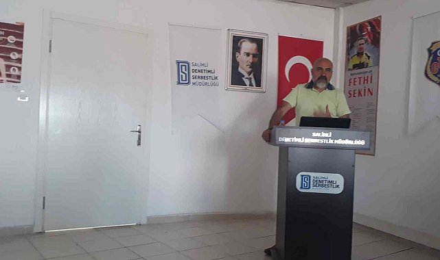 Salihli'de bağımlılık semineri gerçekleştirildi