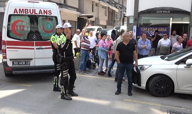 Samsun&#039;da çatıda can pazarı: Polisin hamlesi kadını kurtardı