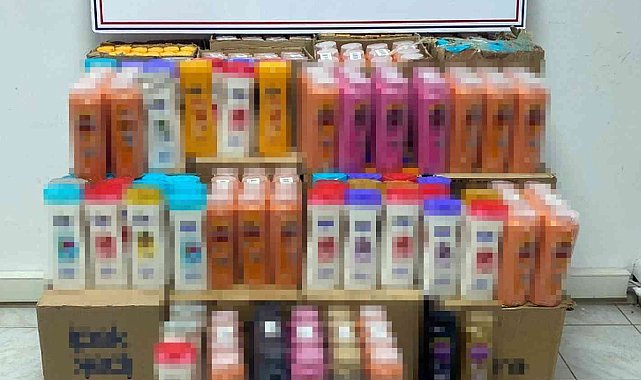 Samsun'da jandarma 875 kutu sahte şampuan ve saç kremi ele geçirdi