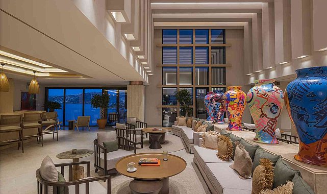 Sanat ve tatilin bir arada olduğu otel Bodrum&#039;un göz bebeği oldu